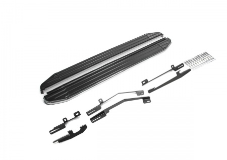 Пороги алюминиевые Premium для Nissan Murano (2010-2015) A173ALP.4108.2