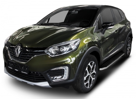 Пороги алюминиевые Premium Renault  Kaptur (2016-2020) A173ALP.4703.1