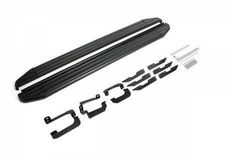 Пороги алюминиевые Premium-Black для Chery Tiggo 7 (2020-2025) A180ALB.0905.2