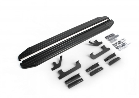 Пороги алюминиевые Premium-Black для Jaecoo J7 (2023-2025) A180ALB.0911.1