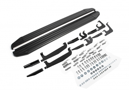 Пороги алюминиевые Premium-Black для Changan CS35 Plus (2022-2025) A180ALB.8905.1