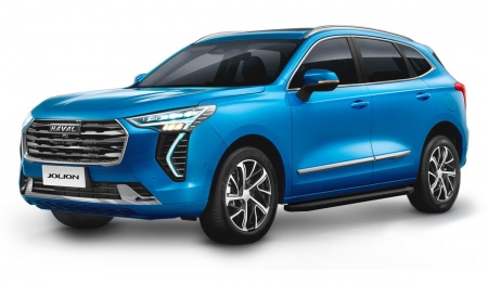 Пороги алюминиевые Premium Black для Haval Jolion (2021-2025) A180ALB.9404.1