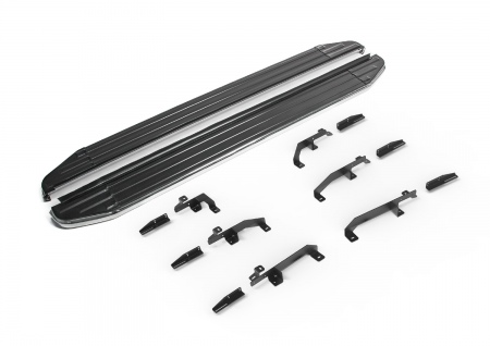 Пороги алюминиевые Premium для Jetour X70 Plus (2022-2025) A180ALP.0910.1