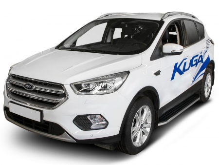Пороги алюминиевые Premium Ford Kuga (2013-2016) A180ALP.1804.2