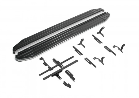 Пороги алюминиевые Premium для Geely Monjaro (2023-2026) A180ALP.1906.1