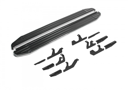 Пороги алюминиевые Premium для Geely Atlas (2023-2025) A180ALP.1909.1