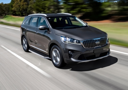 Пороги алюминиевые Premium Kia Sorento Prime (2018-2020) A180ALP.2803.4