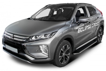 Пороги алюминиевые Premium для Mitsubishi Eclipse Cross (2018-2025) A180ALP.4007.1