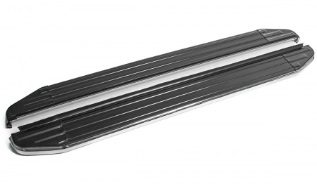 Пороги алюминиевые Premium для Nissan Murano (2016-2023) A180ALP.4108.3