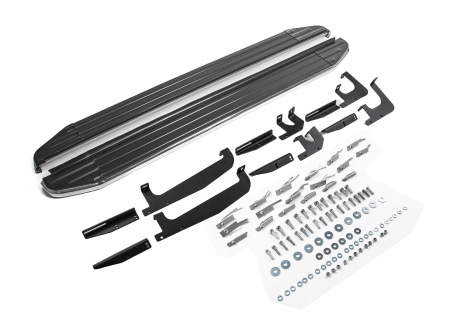 Пороги алюминиевые Premium для Changan CS35 Plus (2022-2025) A180ALP.8905.1