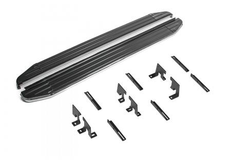 Пороги алюминиевые Premium для Haval Dargo (2022-2025) A180ALP.9406.1