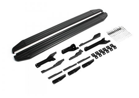 Пороги алюминиевые Premium-Black для Exeed VX (2021-2025) A193ALB.0906.1