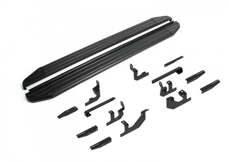 Пороги алюминиевые Premium-Black для GAC GS8 (2023-2025) A193ALB.9203.1