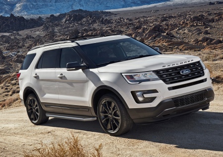 Пороги алюминиевые Premium Ford Explorer (2011-2019) A193ALP.1802.1