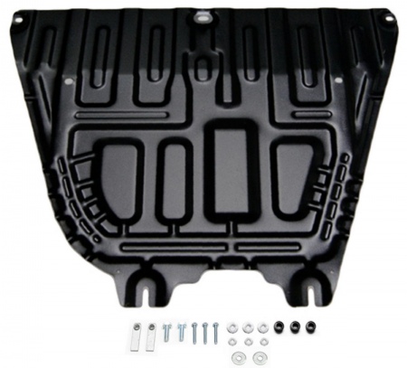 Защита картера и КПП (сталь) AutoMax для Hyundai Solaris (2017-2024) AM.2370.1