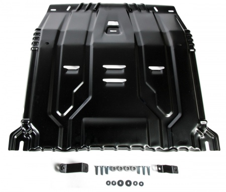 Защита картера и КПП (сталь) AutoMax для Hyundai Santa Fe (2018-2020) AM.2375.1