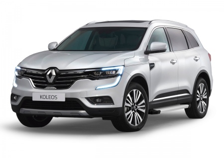 Пороги алюмиевые Automax Silver для Renault Koleos (2017-2023) AMS.F173S.4101.1