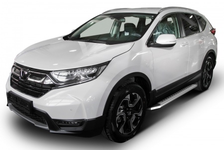 Пороги алюминиевые Bmw-Style Honda CR-V (2017-2023) B173AL.2103.1