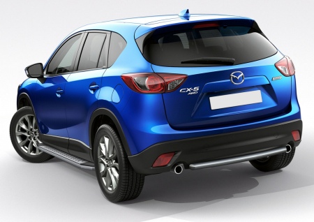 Пороги алюминиевые Bmw-Style Mazda CX-5 (2011-2017) B173AL.3801.3
