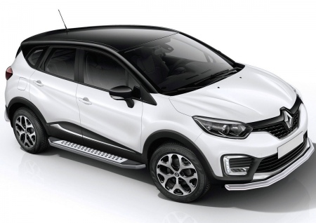 Пороги алюминиевые Bmw-Style Renault  Kaptur (2016-2020) B173AL.4703.1