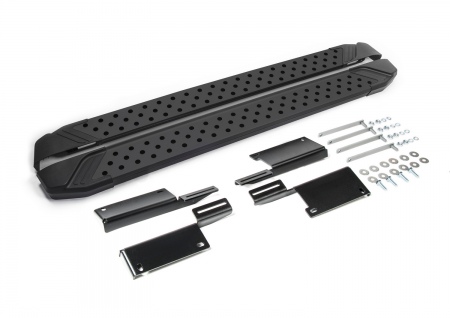 Пороги алюминиевые Bmw-Style для Lada Нива 3D (1993-2020) D128ALB.6004.1