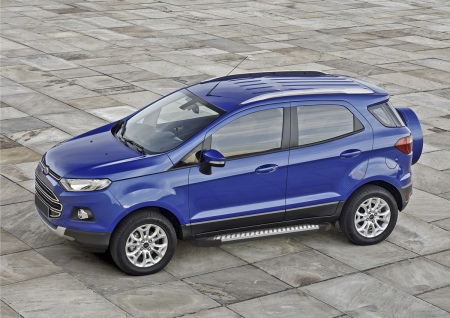 Пороги алюминиевые Bmw-Style Ford Ecosport (2014-2019) D160AL.1806.1