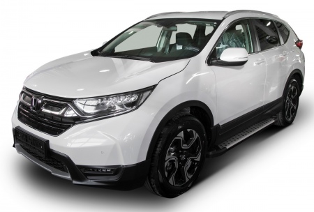 Пороги алюминиевые Bmw-Style Honda CR-V (2017-2023) D173AL.2103.1