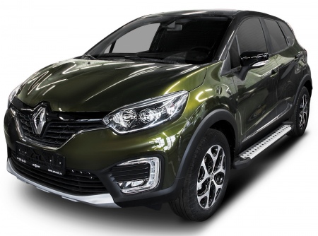 Пороги алюминиевые Bmw-Style Renault  Kaptur (2016-2020) D173AL.4703.1