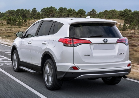 Пороги алюминиевые Bmw-Style для Toyota RAV4 (2012-2019) D173AL.5705.1