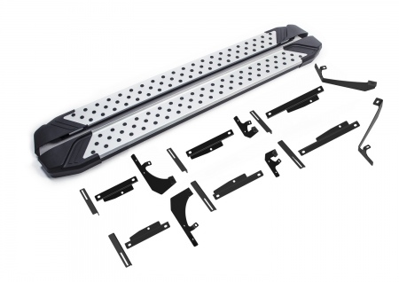 Пороги алюминиевые Bmw-Style для Changan UNI-S (2024-2025) D173AL.8903.1