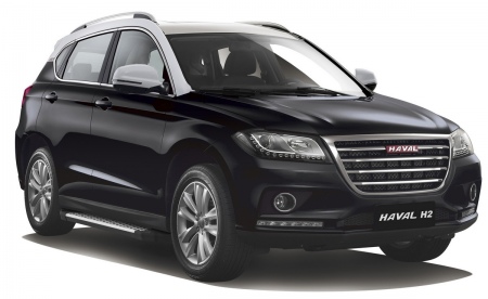 Пороги алюминиевые Bmw-Style Haval H2 (2014-2020) D173AL.9401.1