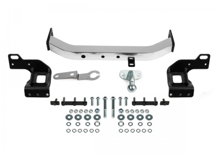 Фаркоп BERG для Mitsubishi Pajero Sport с нерж. накладкой (2021-2025) F.4016.001