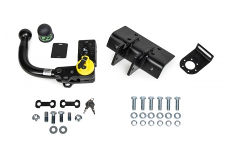 Фаркоп быстросъемный BERG для Toyota Land Cruiser Prado 150 кроме комплектации Black Onyx (2009-2024) F.5714.006