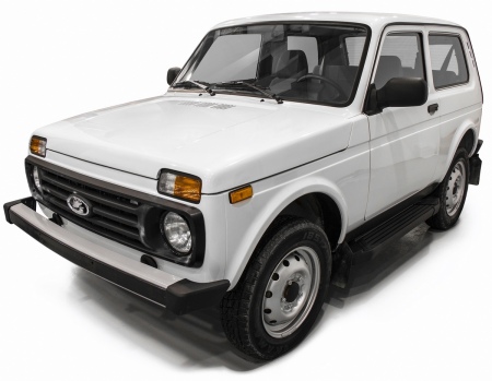 Пороги алюминиевые Black для RIVAL Lada Нива Legend (2021-2025) F128ALB.6004.1