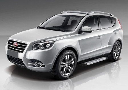 Пороги алюминиевые Silver new Geely Emgrand X7 (2013-2019) F173AL.1902.2