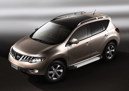 Пороги алюминиевые Silver new Nissan Murano (2009-2016) F173AL.4108.2