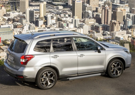 Пороги алюминиевые Silver new Subaru Forester (2013-2018) F173AL.5401.1