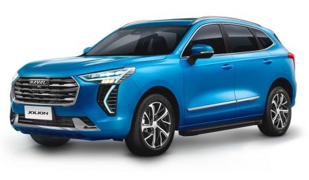 Пороги алюминиевые Black для Haval Jolion (2021-2025) F180ALB.9404.1