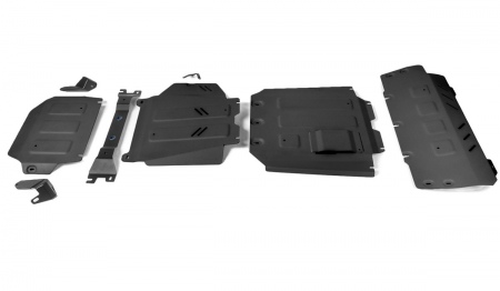 Комплект защит (сталь) Rival для Mercedes-Benz G-Class (2018-2025) K222.3946.1