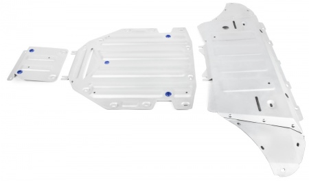 Комплект защит (алюминий) Rival Audi Q8 (2018-2025) K333.0348.1