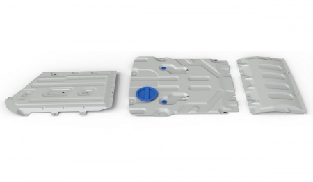 Комплект защит (алюминий) Rival BMW X3 (2017-2025) K333.0531.1