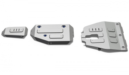 Комплект защит (алюминий) Rival Kia Sorento (2020-2025) K333.2853.1