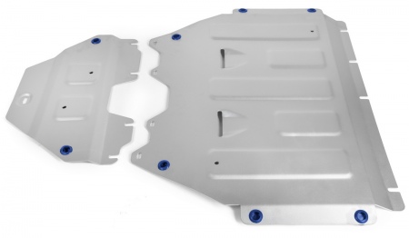 Комплект защит картера (алюминий) Rival для Mercedes-Benz CLA-class (2019-2025) K333.3944.1