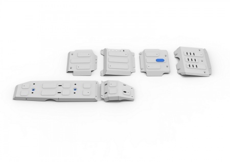 Комплект защит (алюминий) Rival для JAC T6 бензин (2018-2024) K333.9207.1