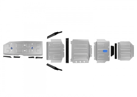 Комплект защит (алюминий) Rival для JAC T9 (2024-2025) K333.9216.1