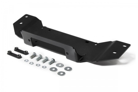 Кронштейн лебедки в штатный бампер (установка за номер) Уаз Патриот (2005-2021) L.6302.1