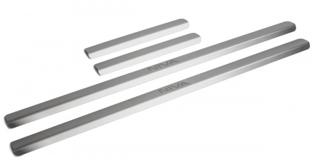 Накладки на пороги RIVAL Chevrolet Niva (2009-2019) NP.1004.3