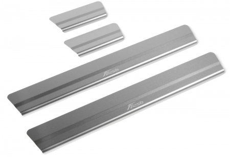 Накладки на пороги Rival Ford Fiesta (2015-2019) NP.1807.3