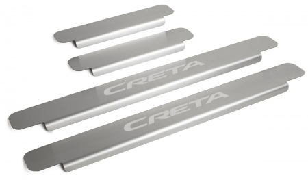 Накладки на пороги RIVAL Hyundai Creta (2016-2021) NP.2310.1