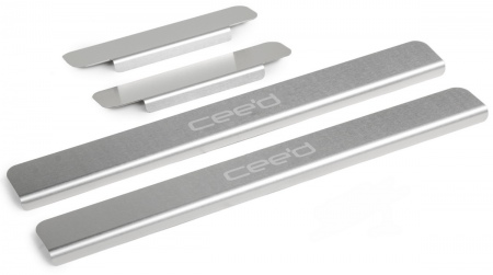 Накладки на пороги Rival Kia CEED (2018-2025) NP.2813.3